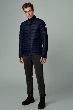 Chamarras Canada Goose Hombre Mexico - Hybridge Lite Chaqueta De Plumas Azul Oscuro Marino HR3192048